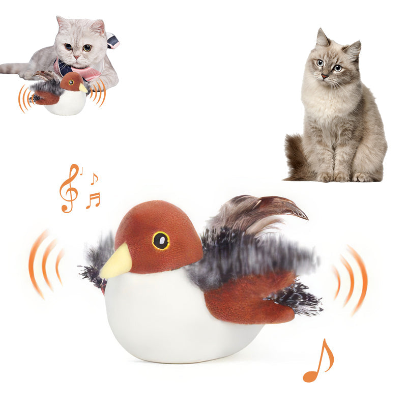 TweetTrek Pro: Realistic Sparrow Cat Toy